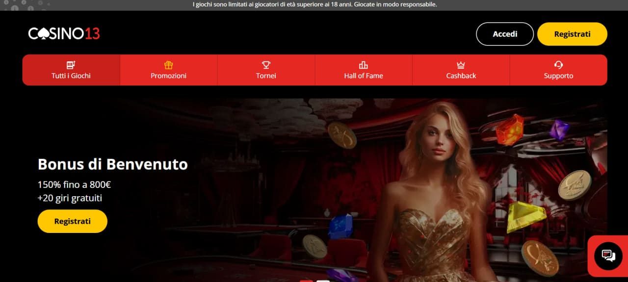 Casino13 - Slot e Bonus Online